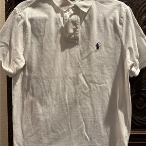 White Polo by Ralph Lauren Men's Shirt